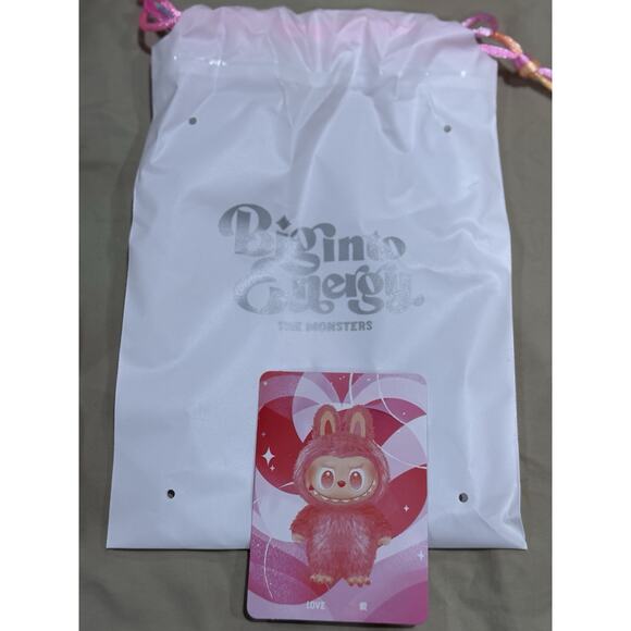 POPMART THE MONSTERS Big into Energy Vinyl Plush Pendant Love New In Box - Picture 7 of 16